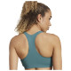 Adidas Γυναικείο μπουστάκι Powerreact Rib Medium Support Bra